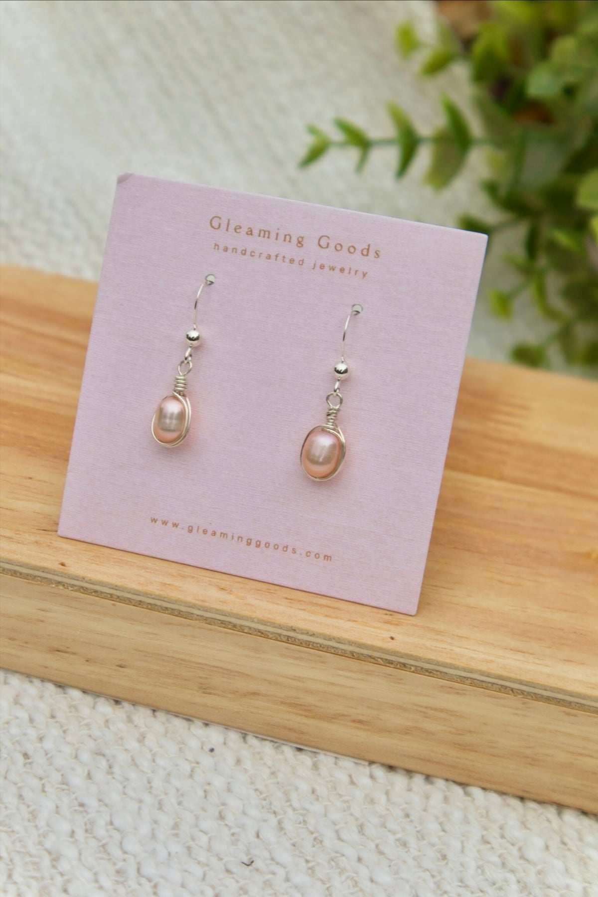 Freshwater Pearl Single Drop Earrings