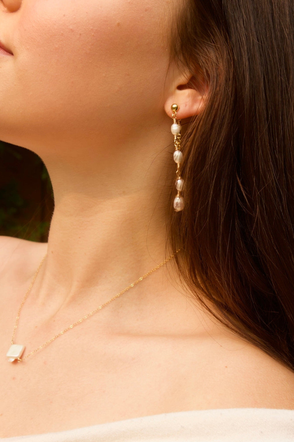 Dreamy Dainty Freshwater Pearl Studs