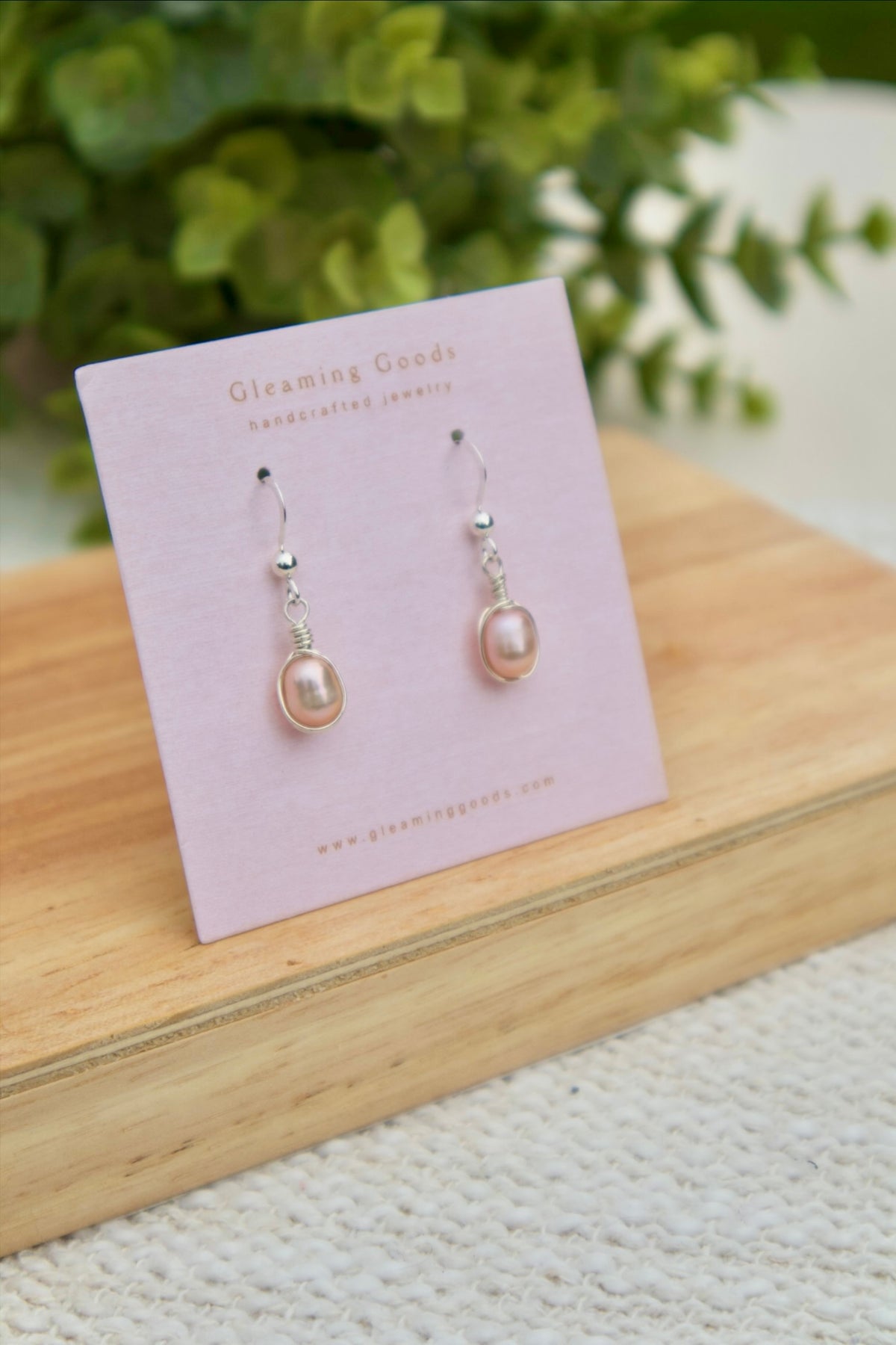 Freshwater Pearl Single Drop Earrings