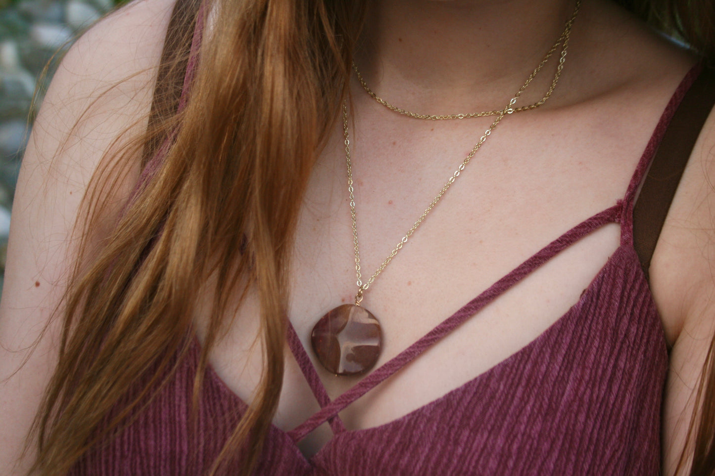 Bianca Mookaite Layered Necklace