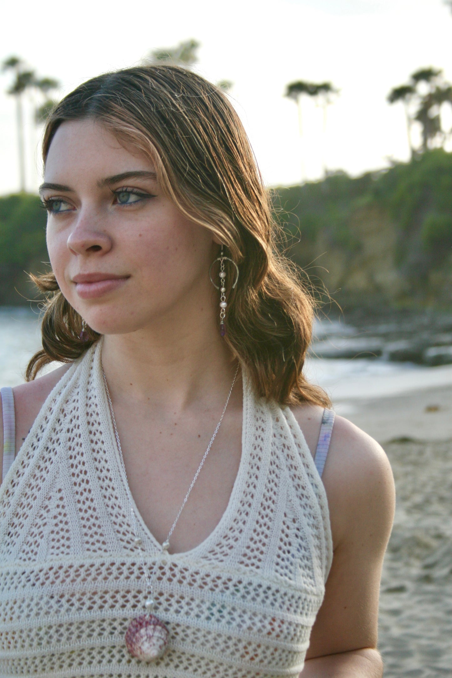 Shore Shell Pearl Necklace