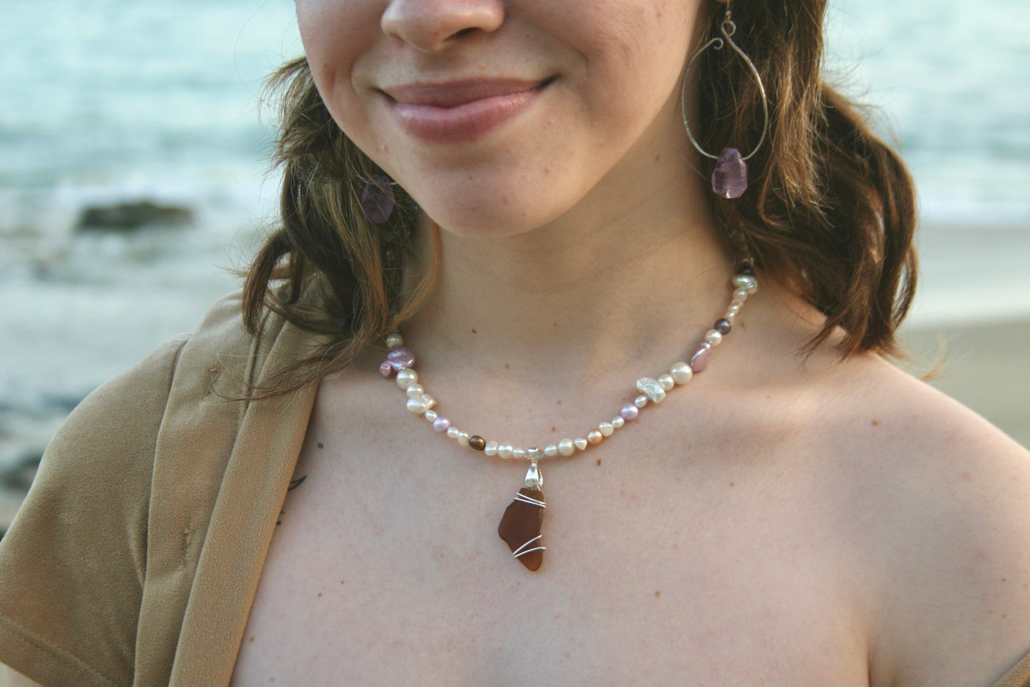 Lili Sea Glass Necklace