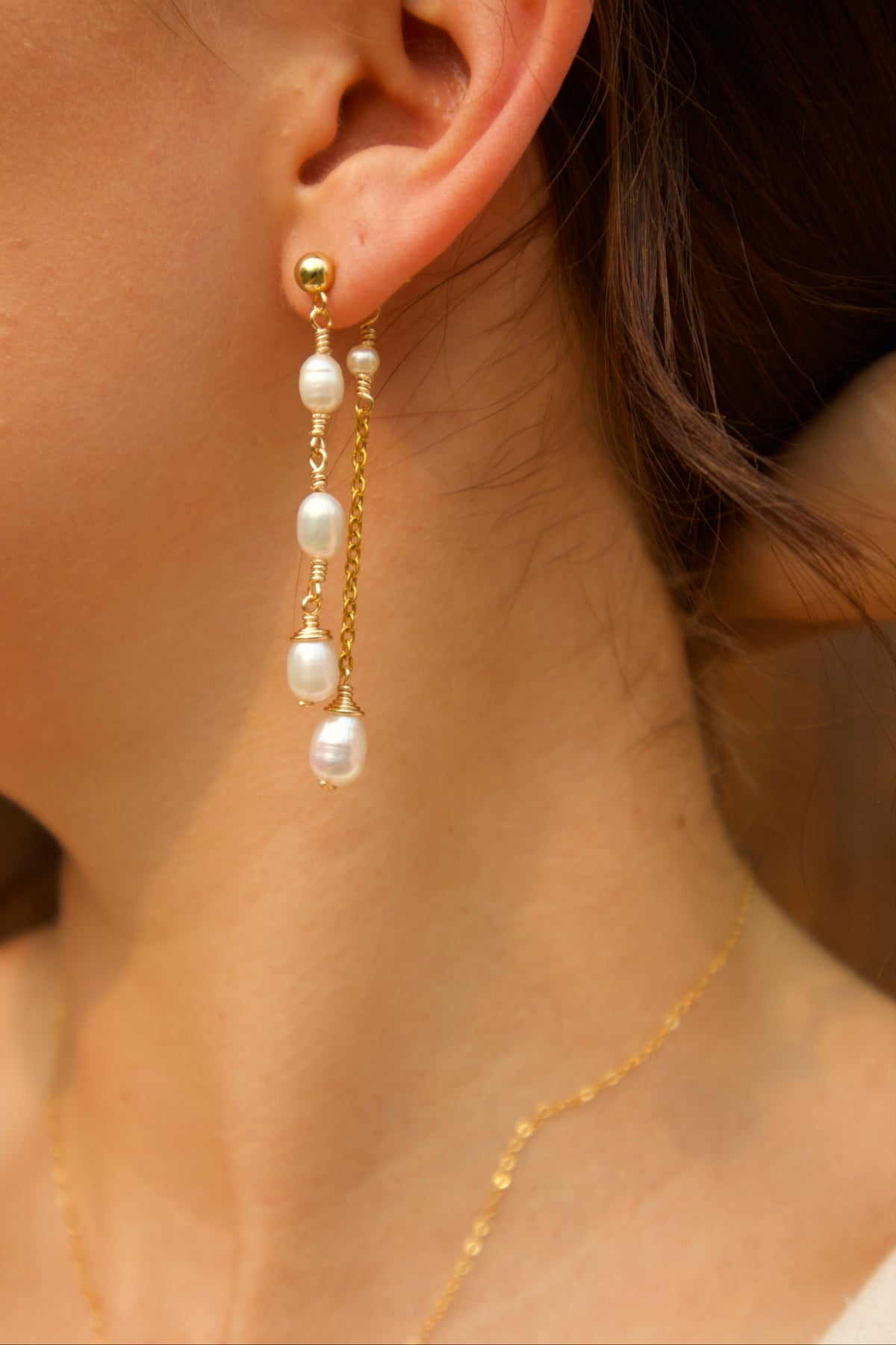 Dreamy Dainty Freshwater Pearl Studs