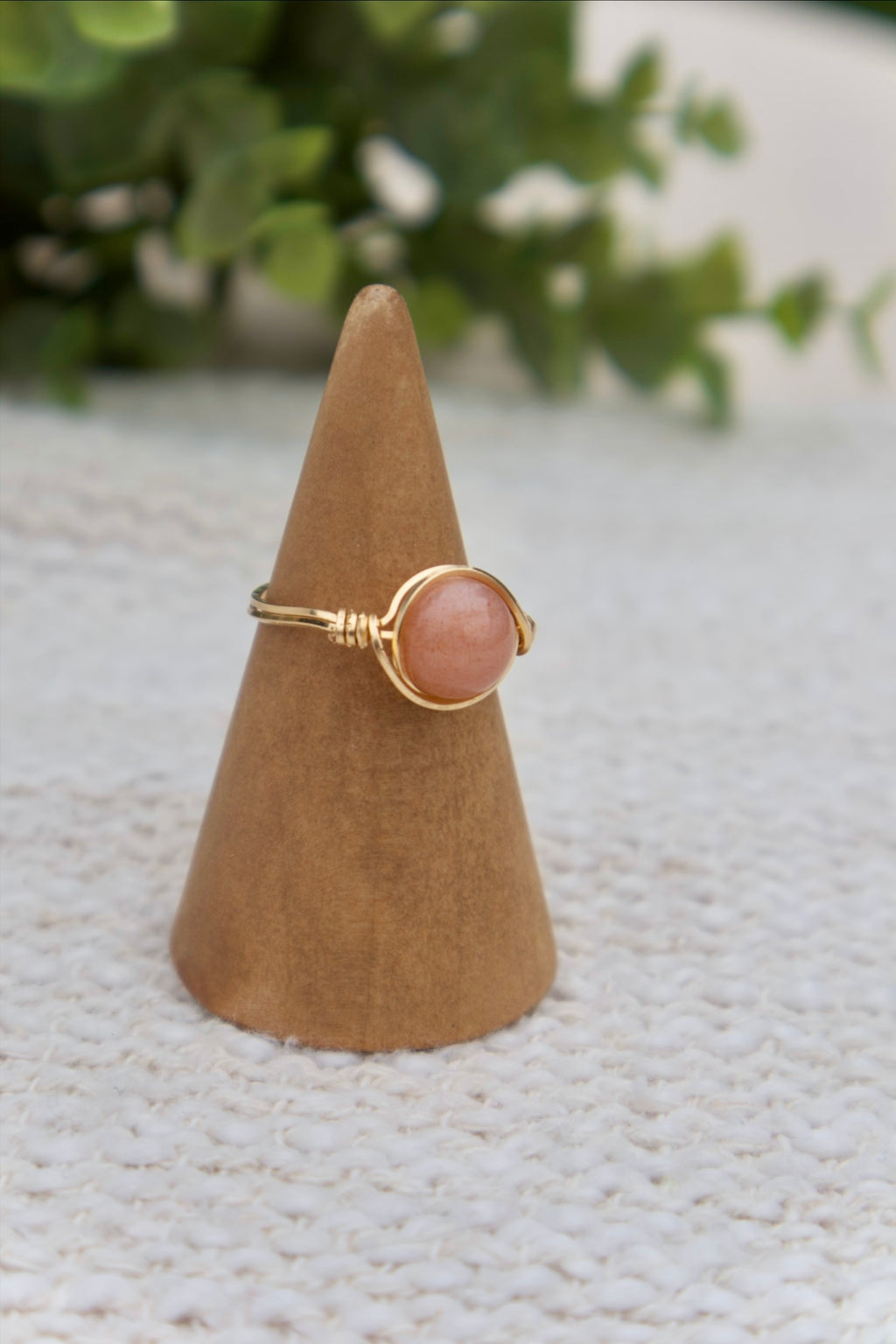 Sunstone Gemstone Ring
