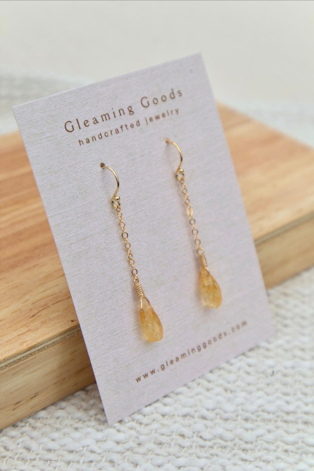 Custom Gemstone Chain Dangles