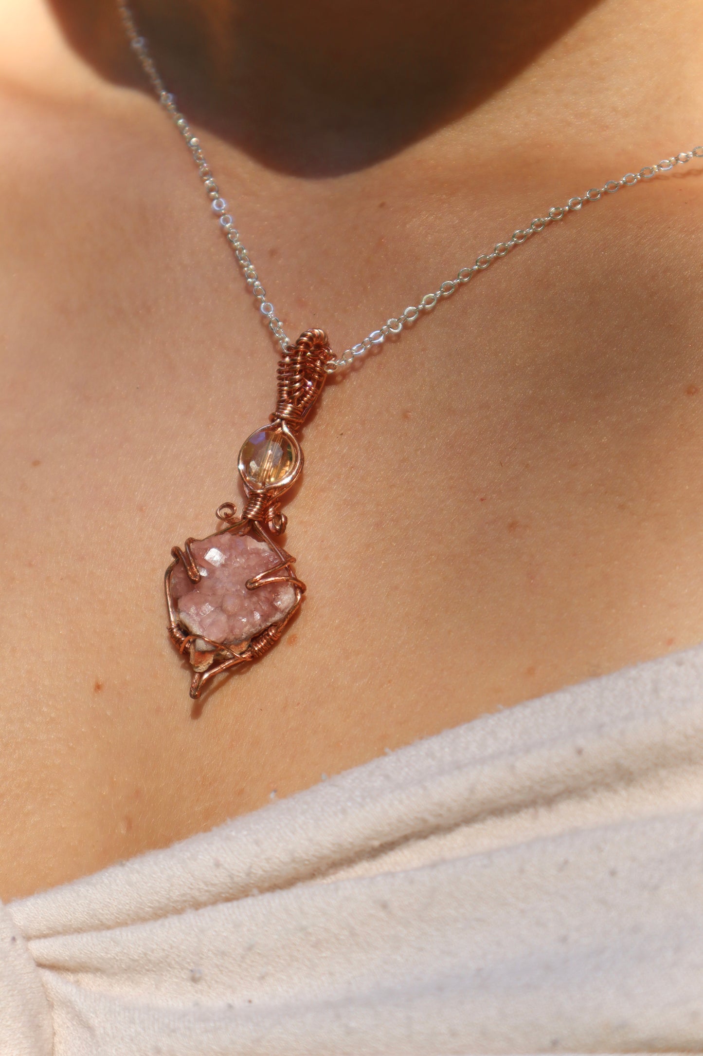 Pink Amethyst Pendant