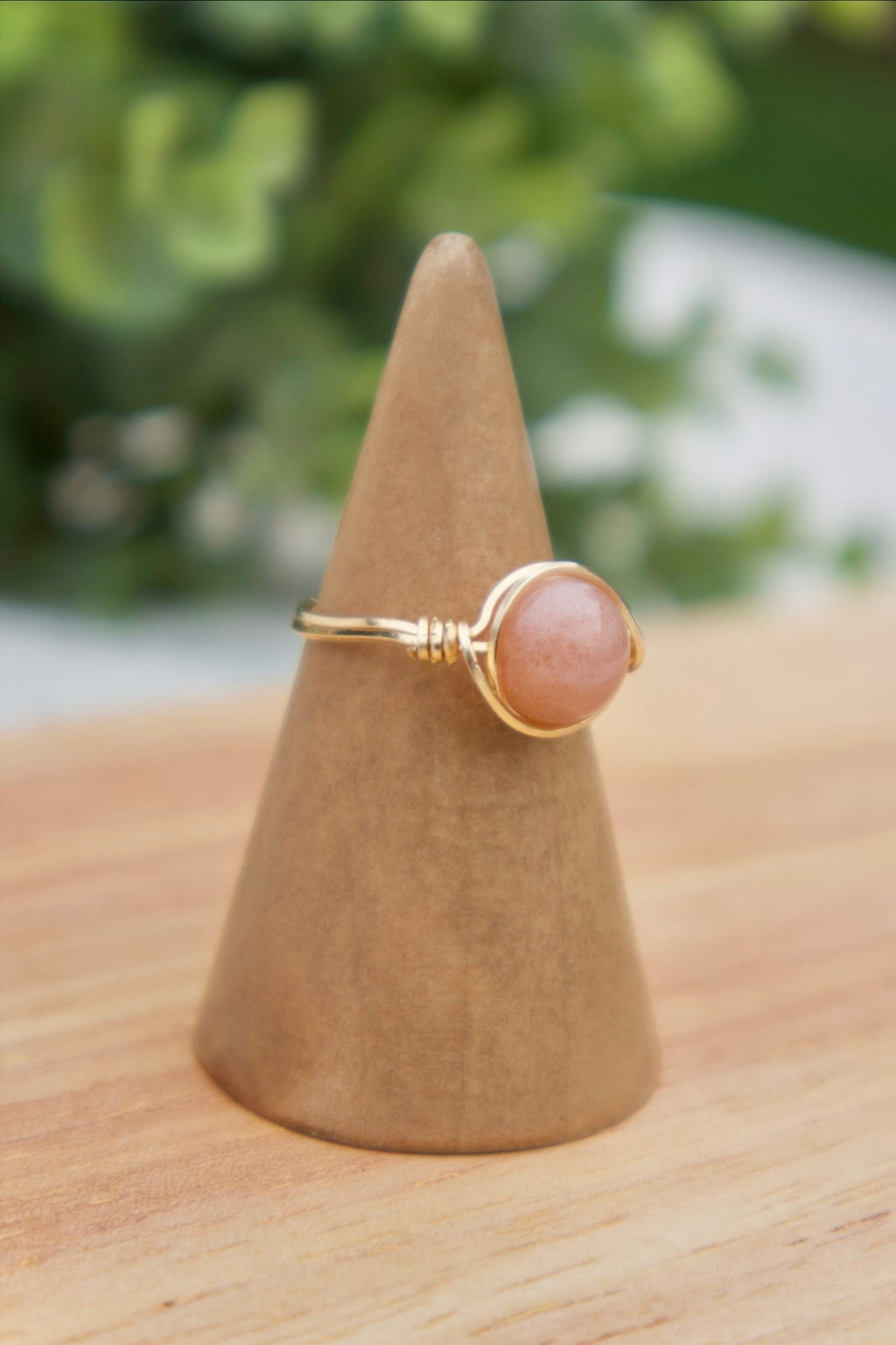 Sunstone Gemstone Ring