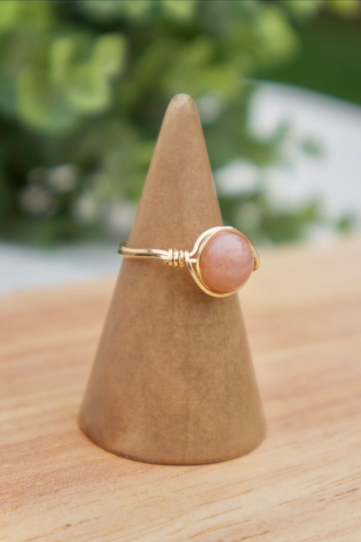 Sunstone Gemstone Ring