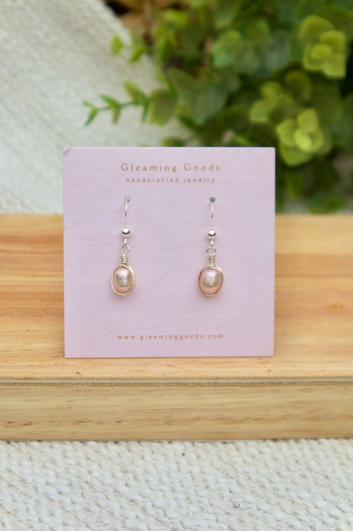 Freshwater Pearl Single Drop Earrings