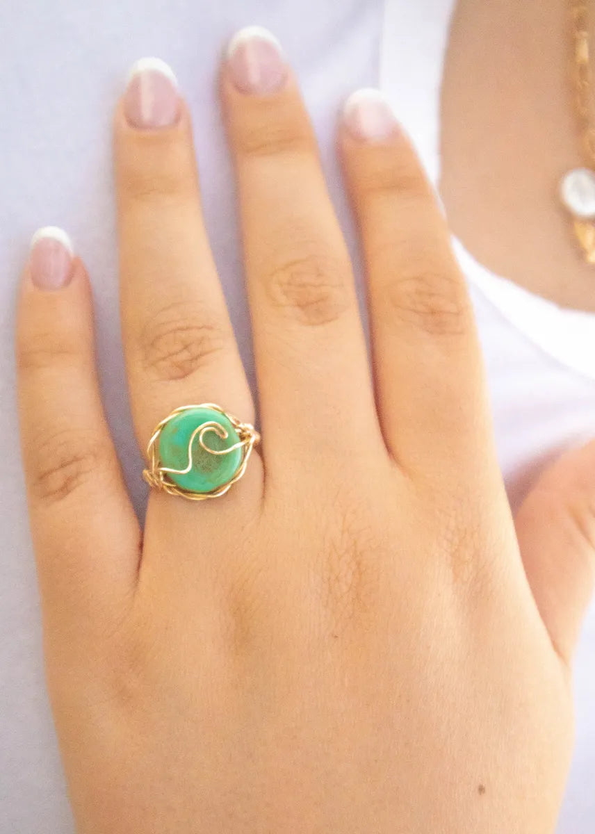 Aqua Riptide Ocean Ring