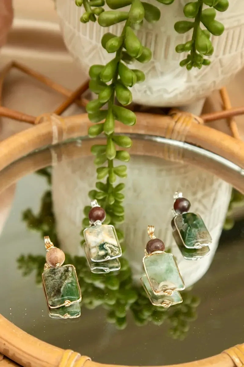 Ocean Jasper Pendants