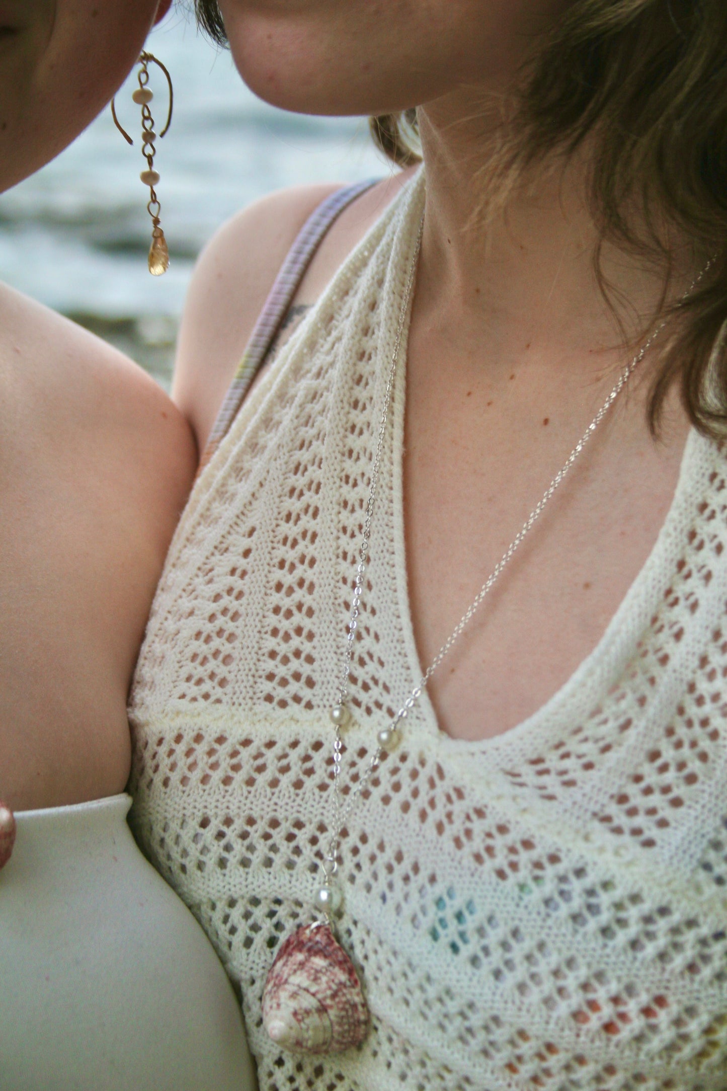 Shore Shell Pearl Necklace