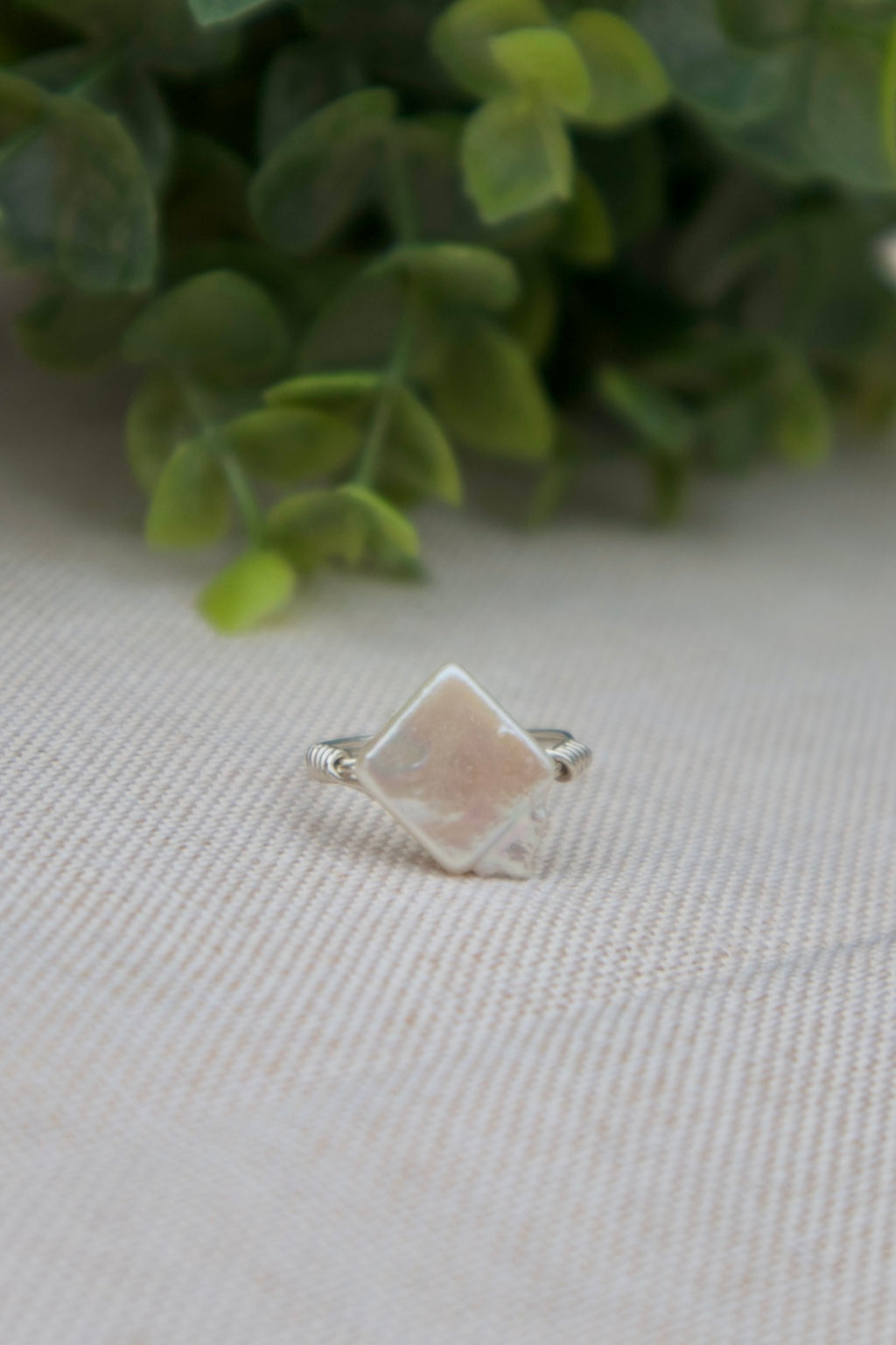 Diamond Freshwater Pearl Ring