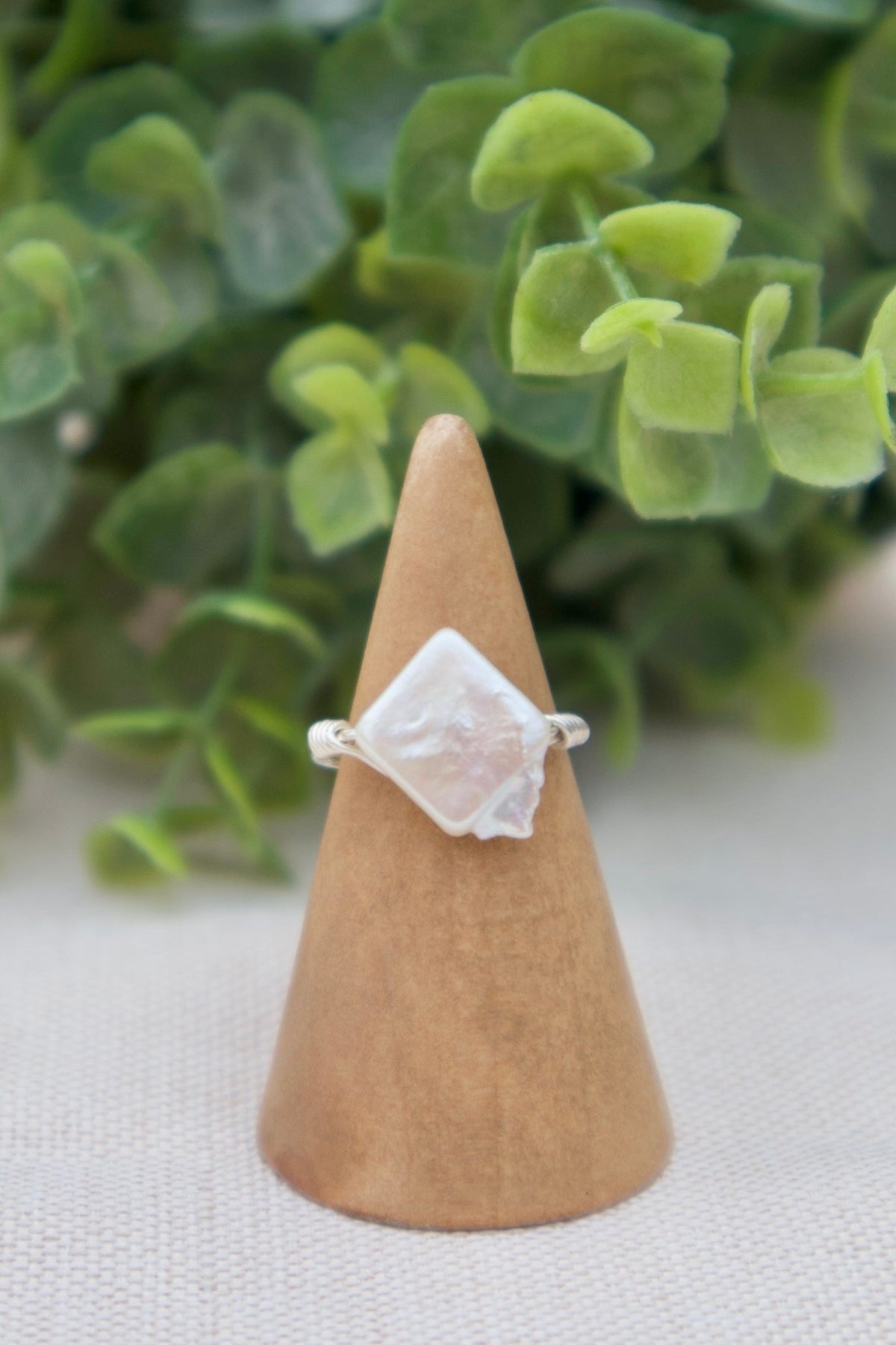 Diamond Freshwater Pearl Ring