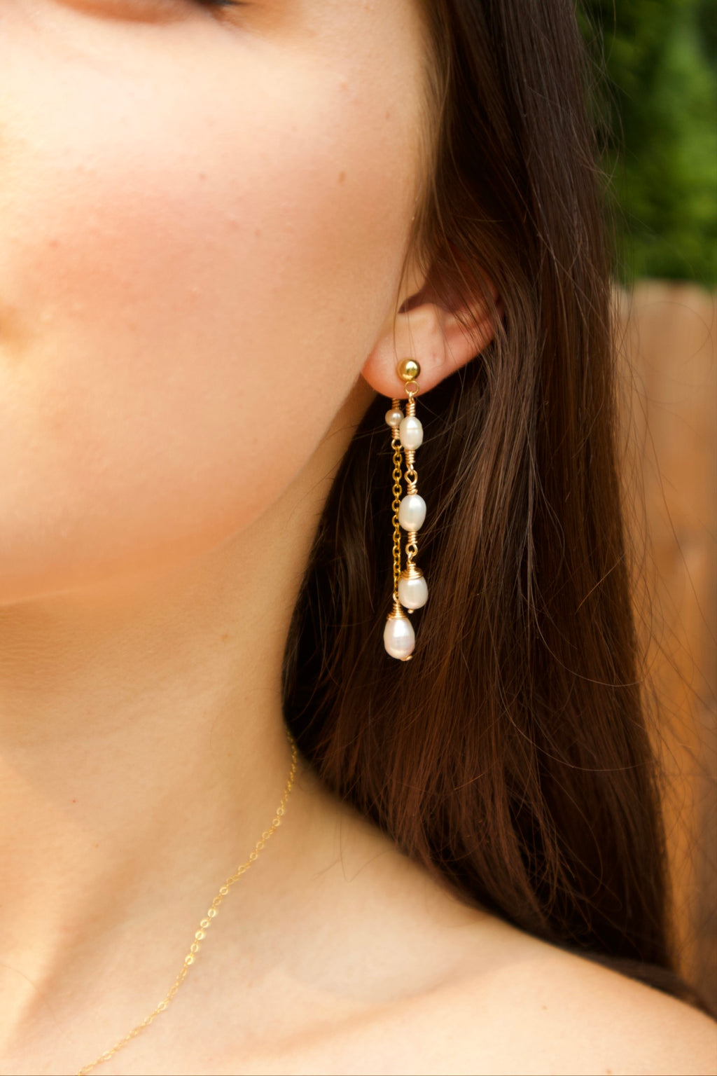 Dreamy Dainty Freshwater Pearl Studs