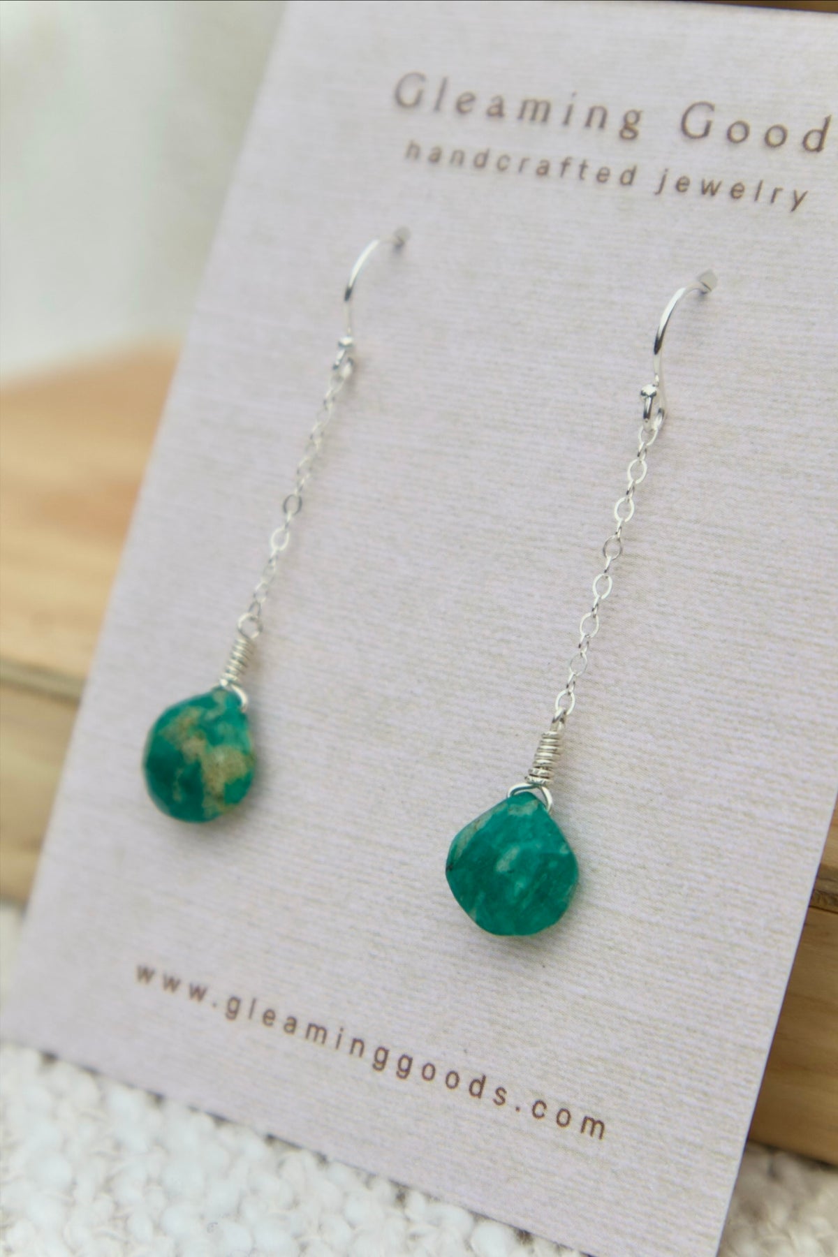 Custom Gemstone Chain Dangles