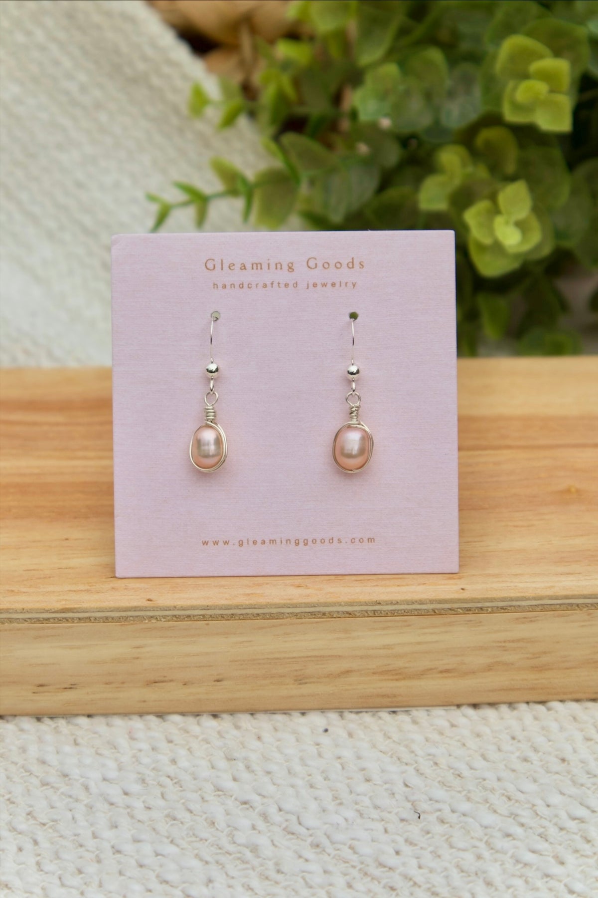 Freshwater Pearl Single Drop Earrings