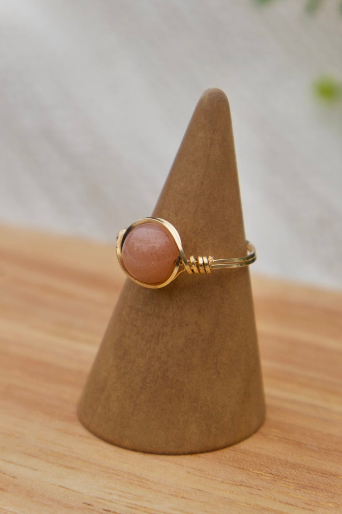 Sunstone Gemstone Ring