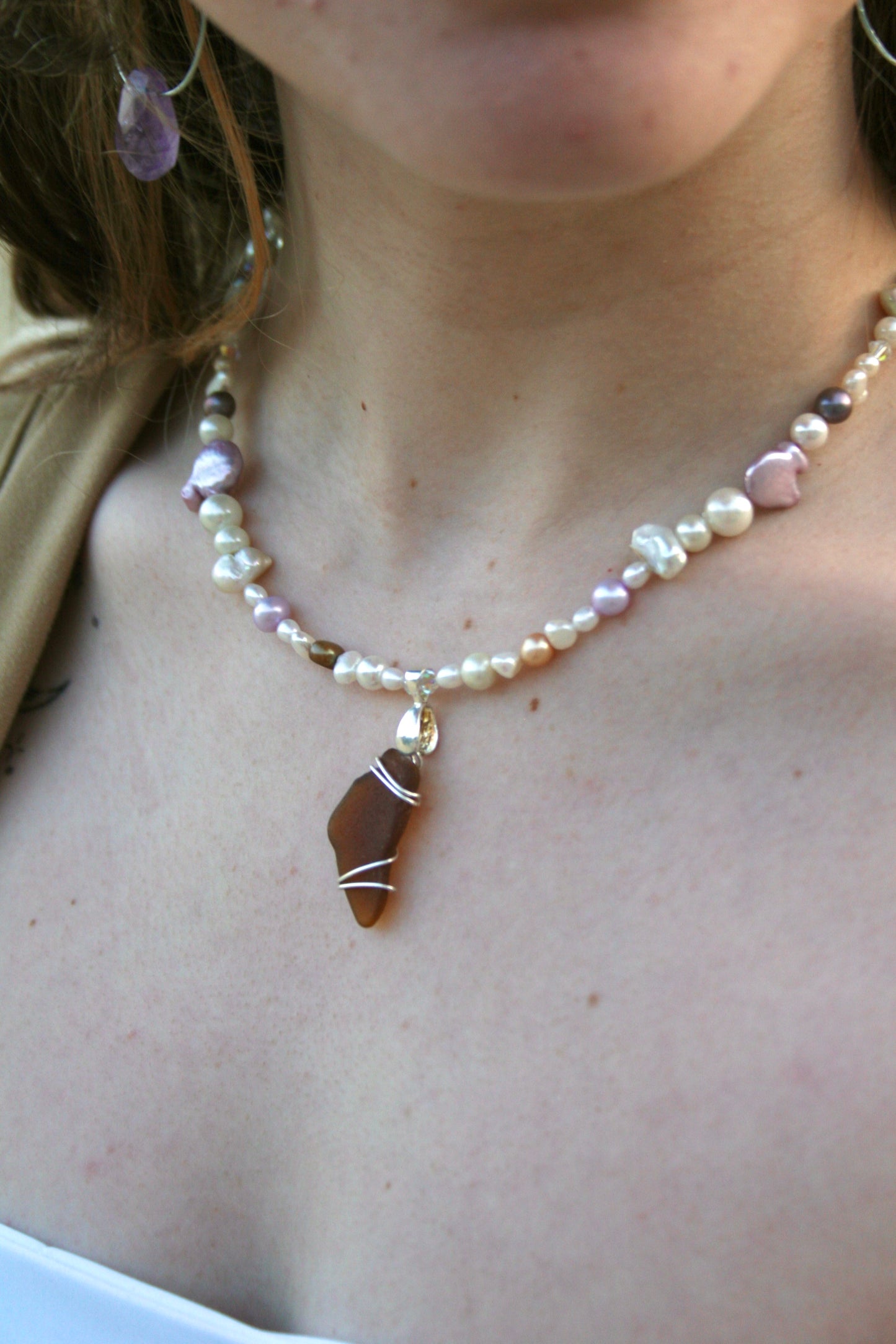 Lili Sea Glass Necklace