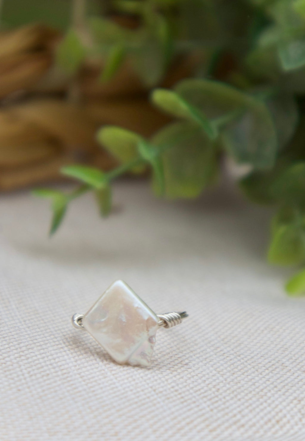 Diamond Freshwater Pearl Ring