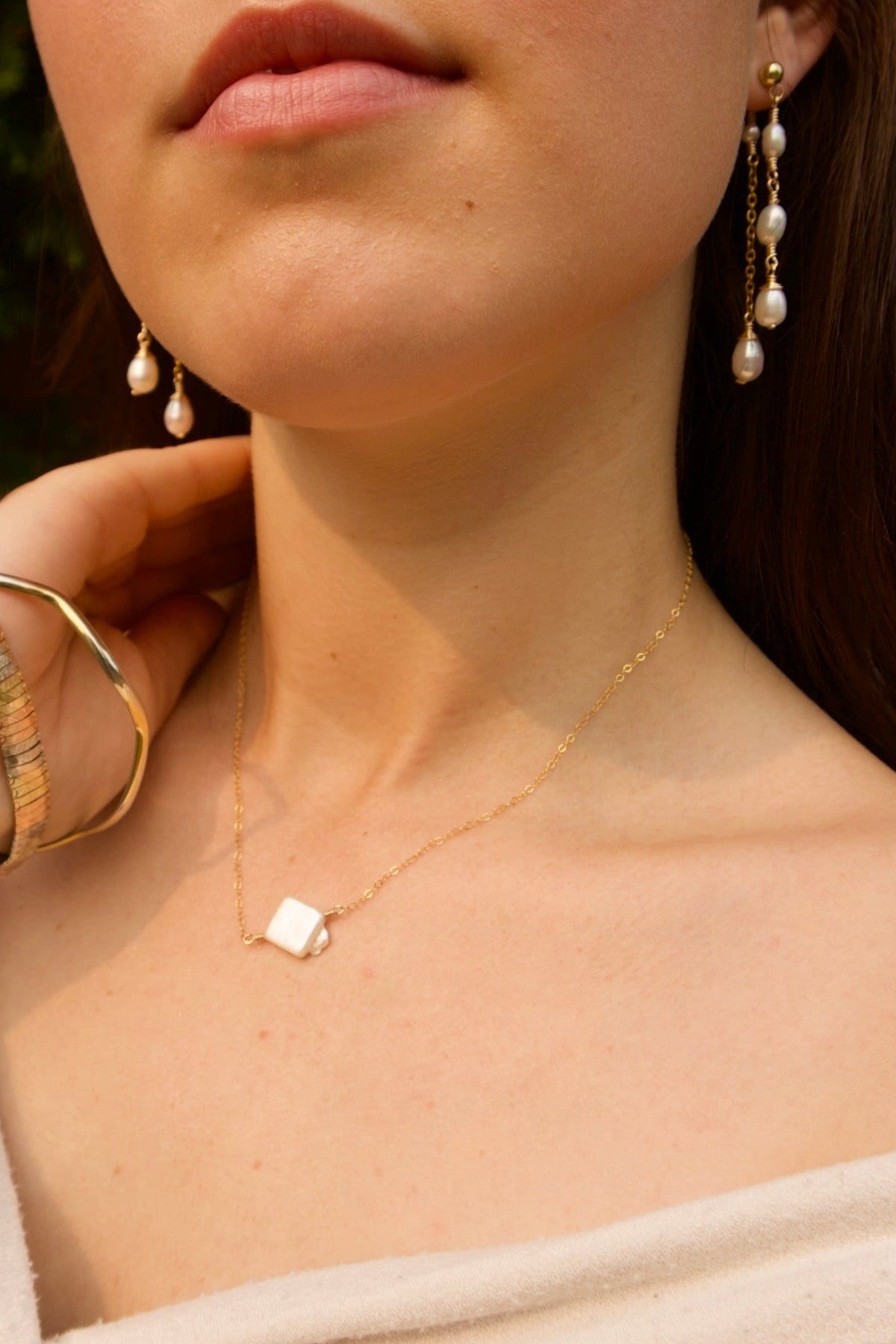 Dreamy Dainty Freshwater Pearl Studs