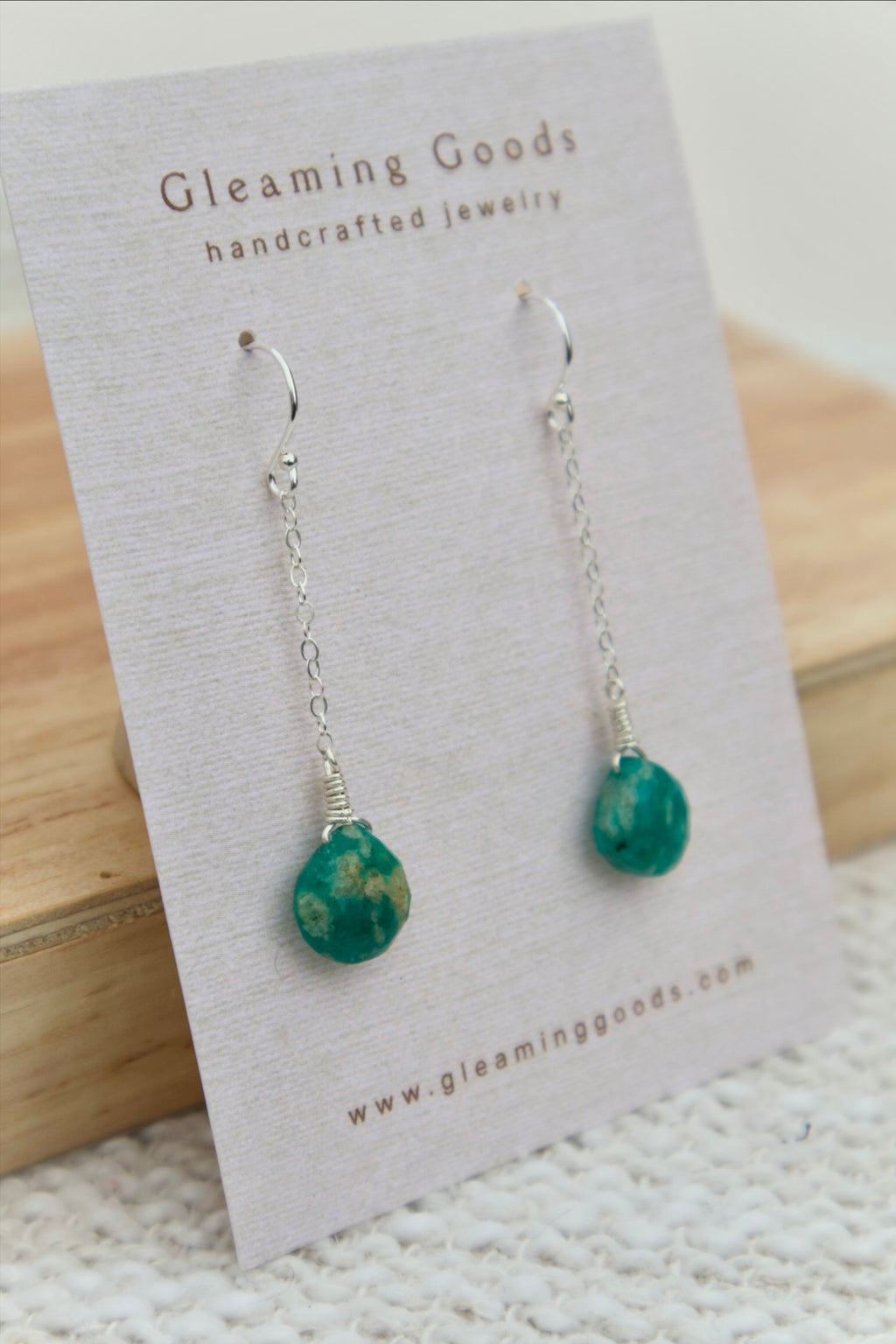 Custom Gemstone Chain Dangles