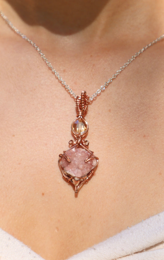 Pink Amethyst Pendant
