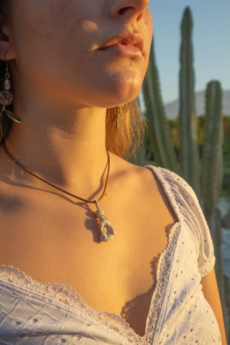 Coastal Coral Choker Necklace