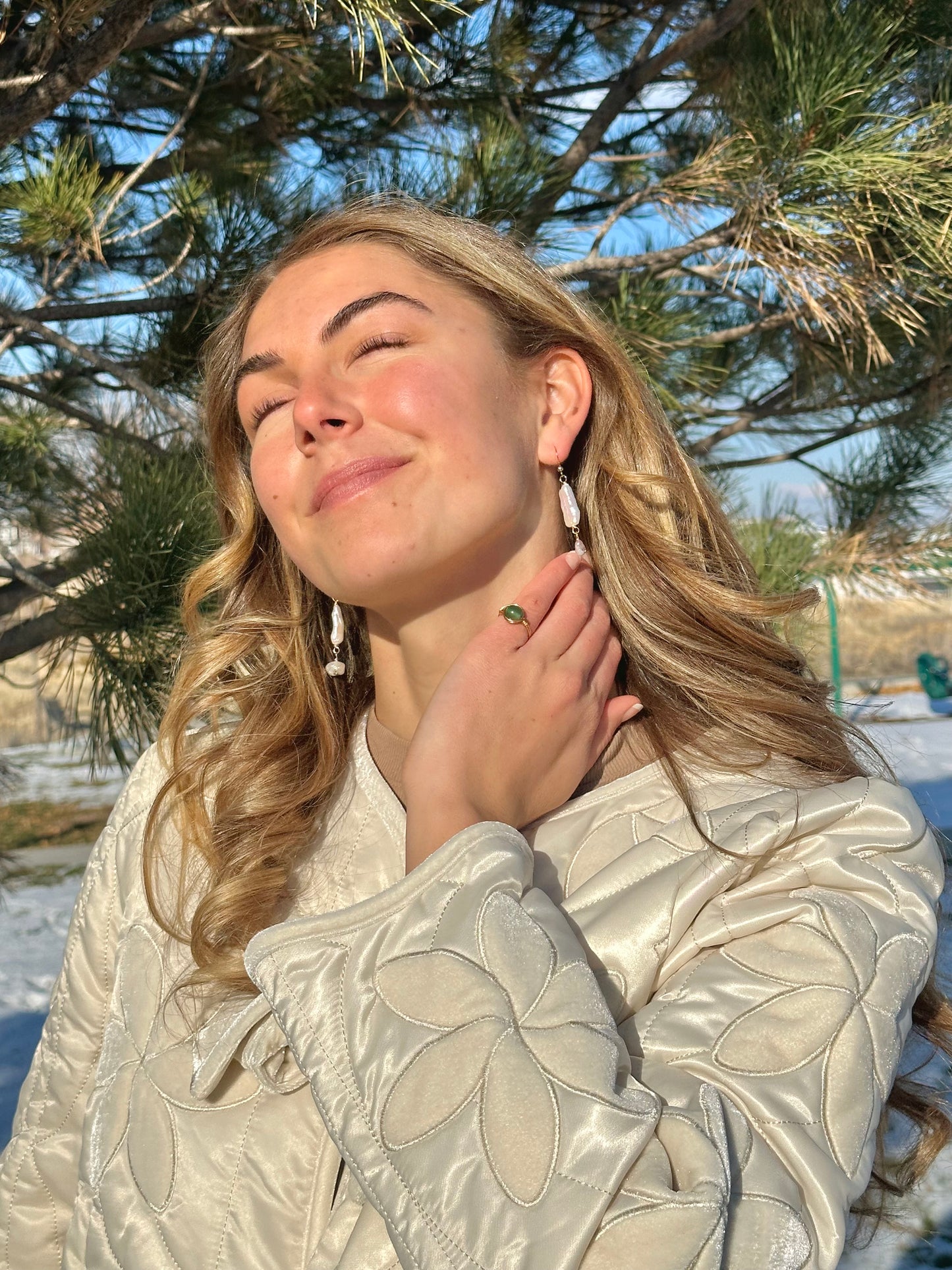 Baroque Pearl Dangles