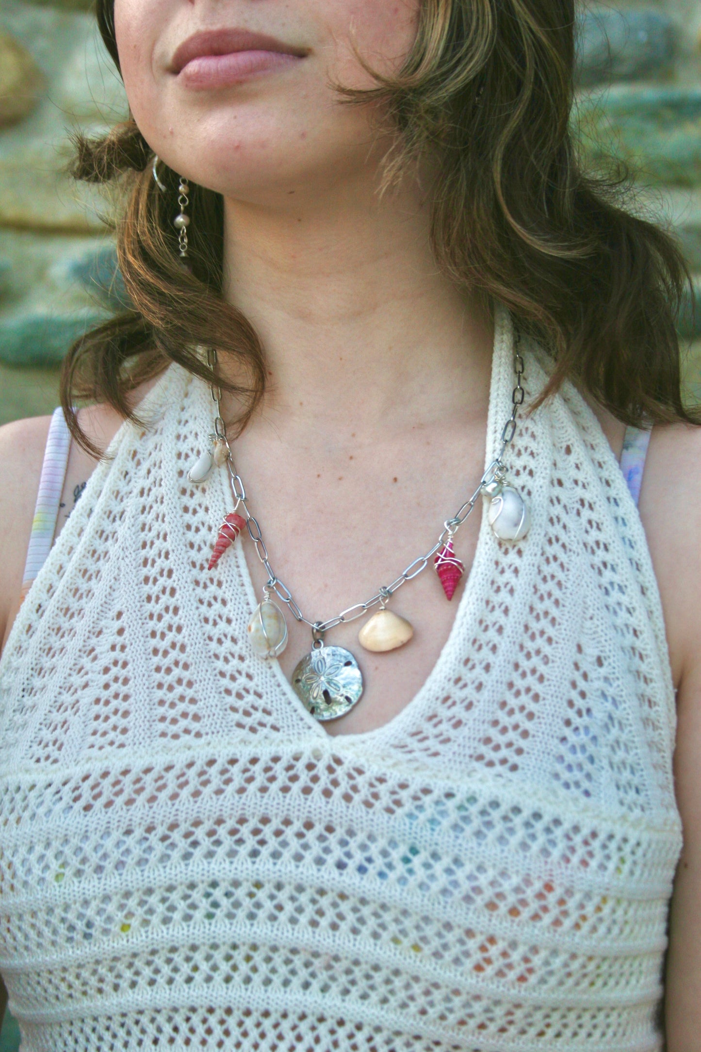 Coastal Sand Dollar Charm Necklace