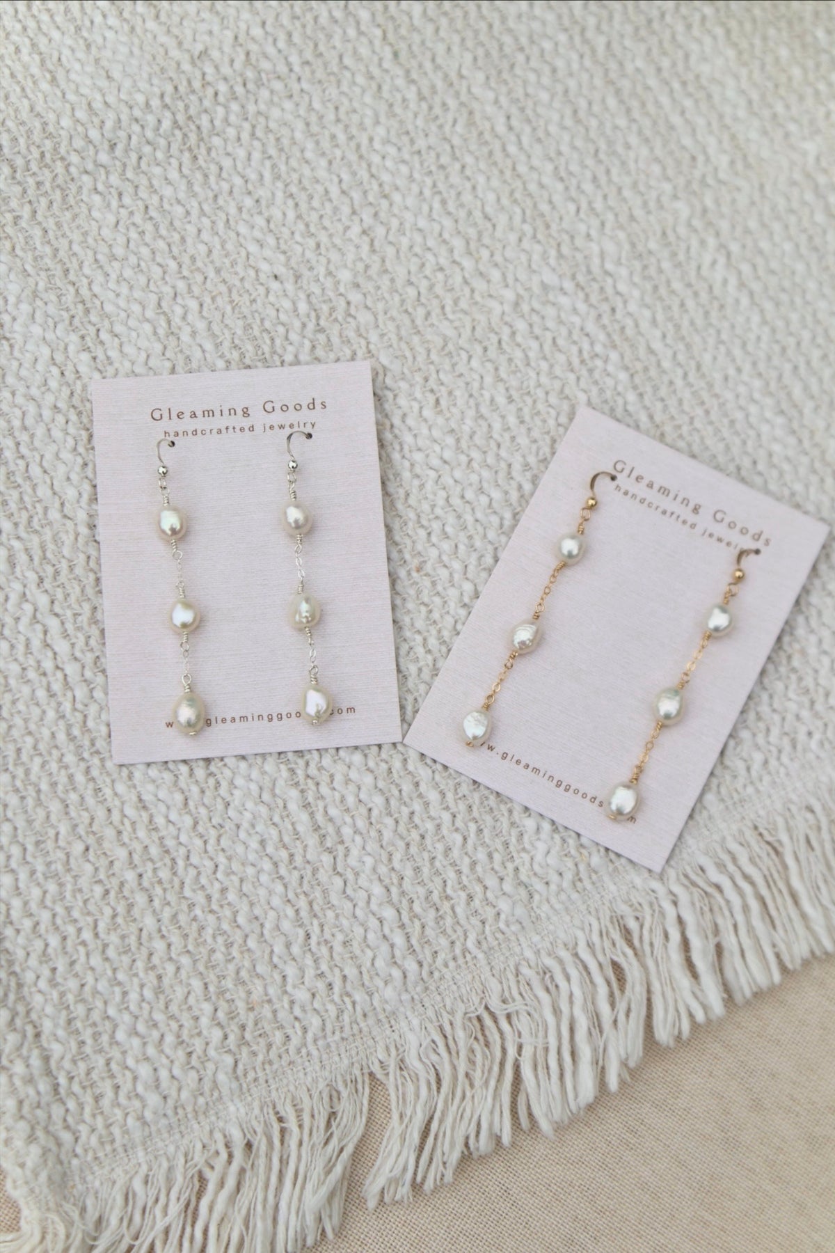 Freshwater Pearl Chain Dangles