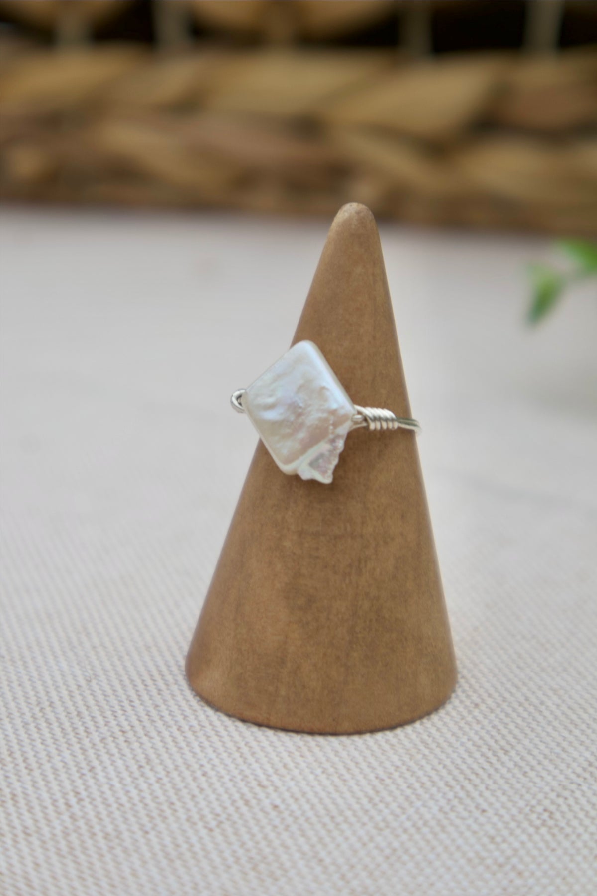 Diamond Freshwater Pearl Ring