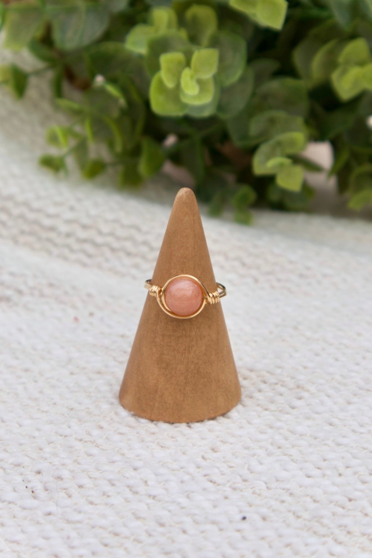 Sunstone Gemstone Ring