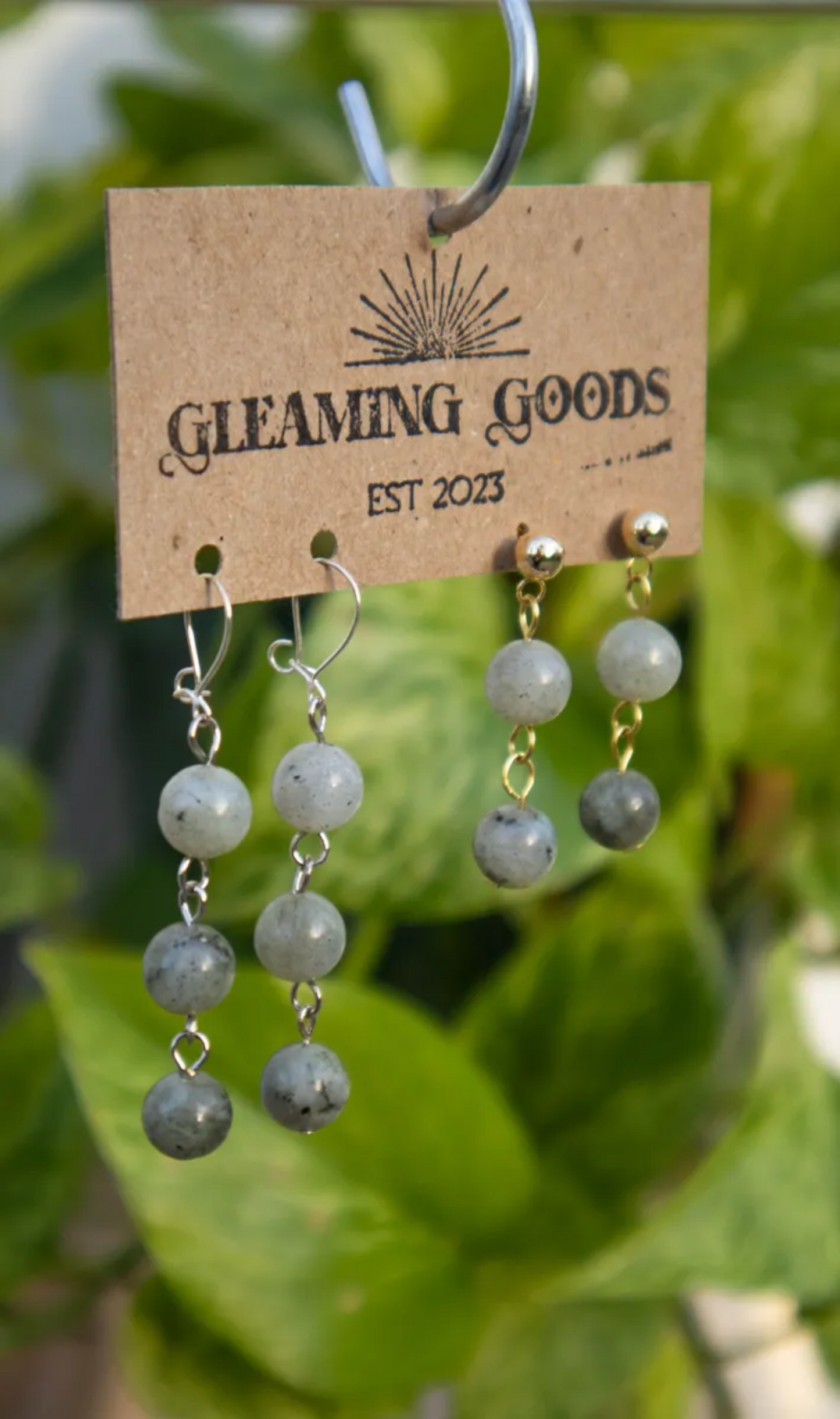 Labradorite Drop Dangle Earrings