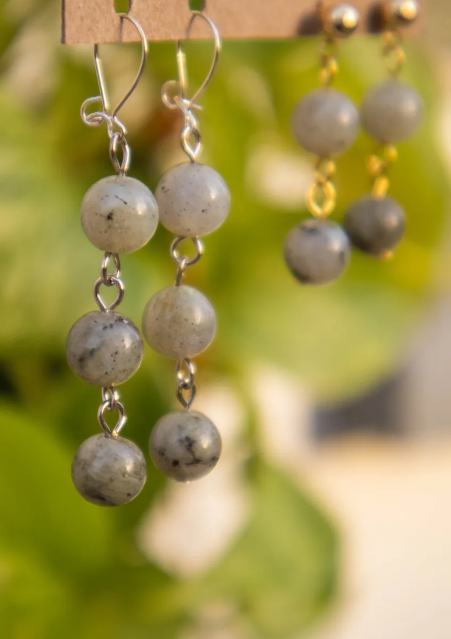 Labradorite Drop Dangle Earrings