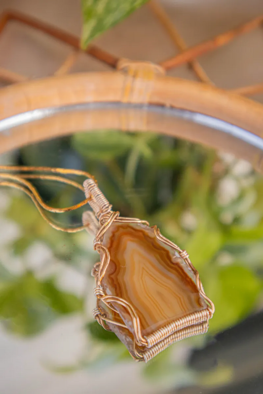 Natural Agate Pendant