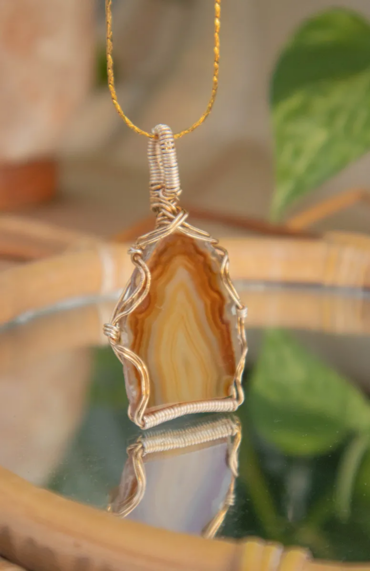 Natural Agate Pendant