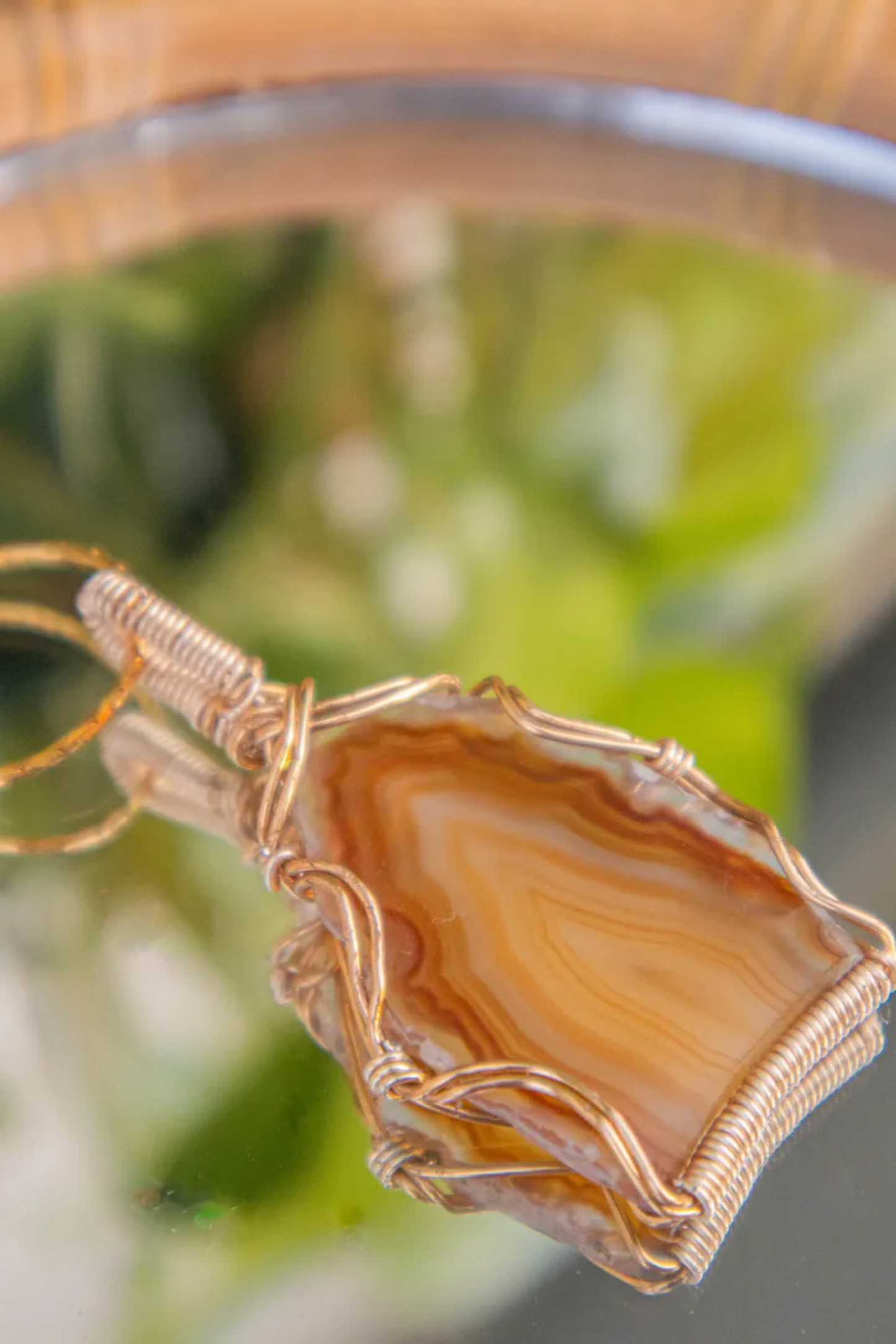 Natural Agate Pendant