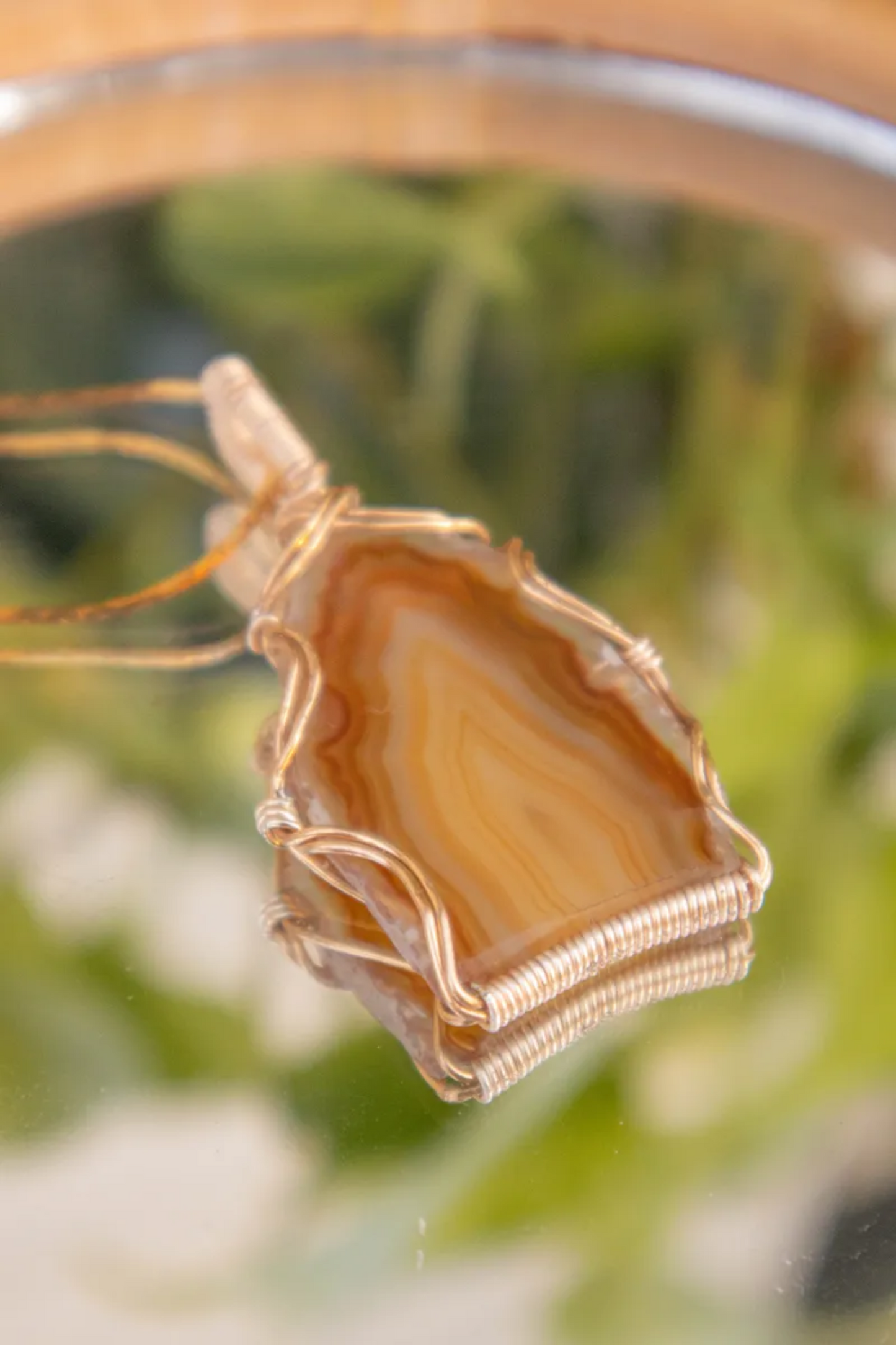 Natural Agate Pendant