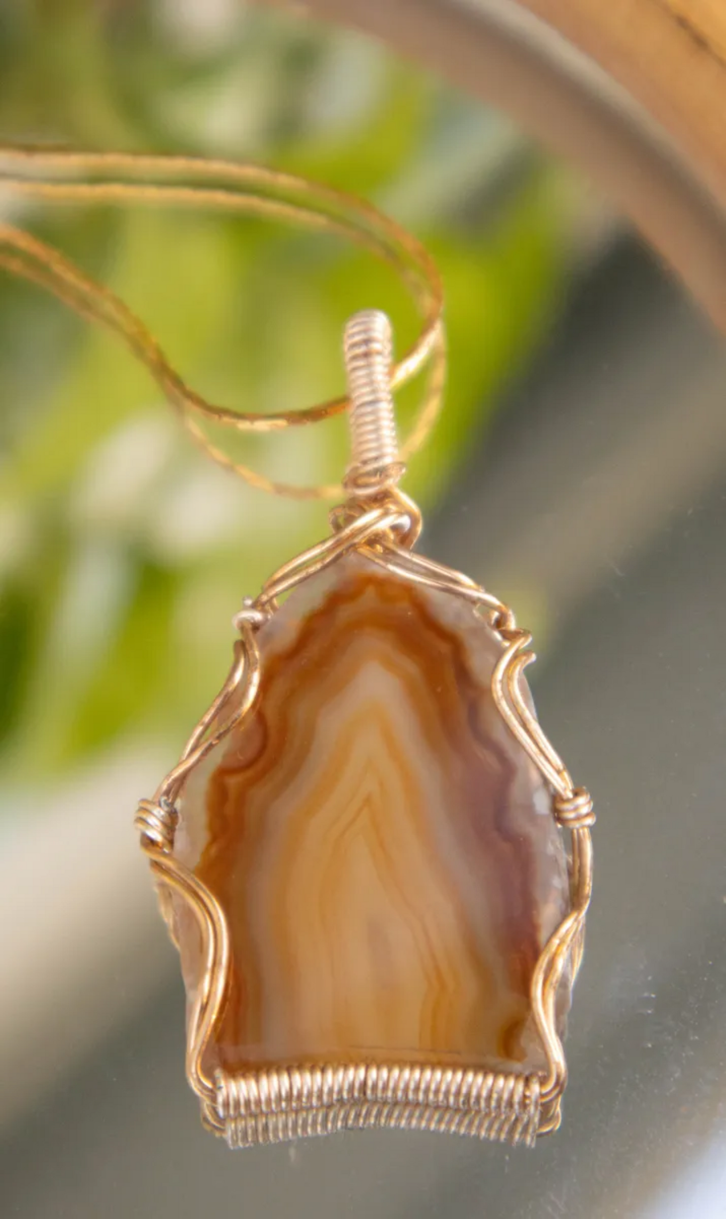 Natural Agate Pendant