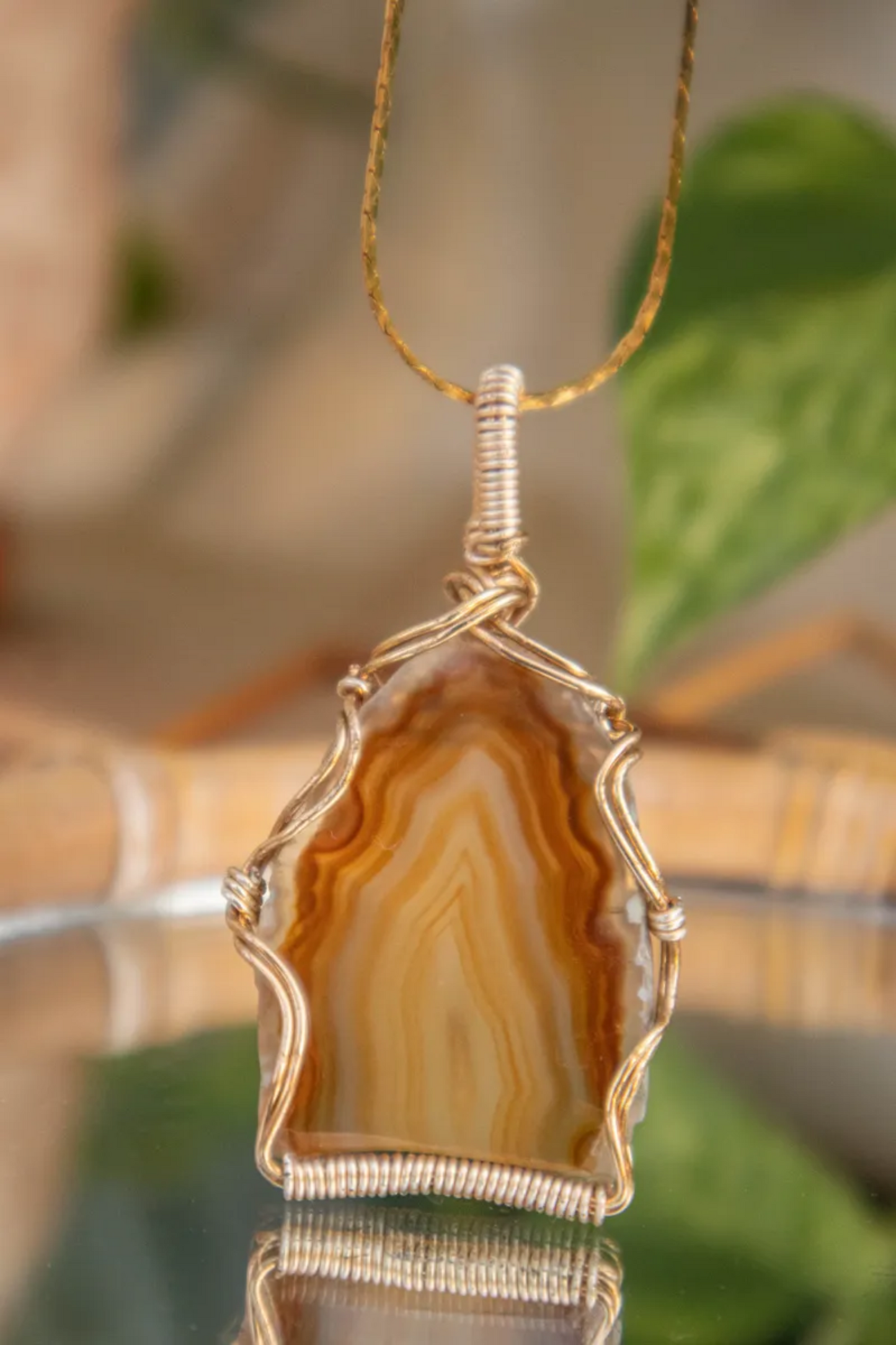 Natural Agate Pendant