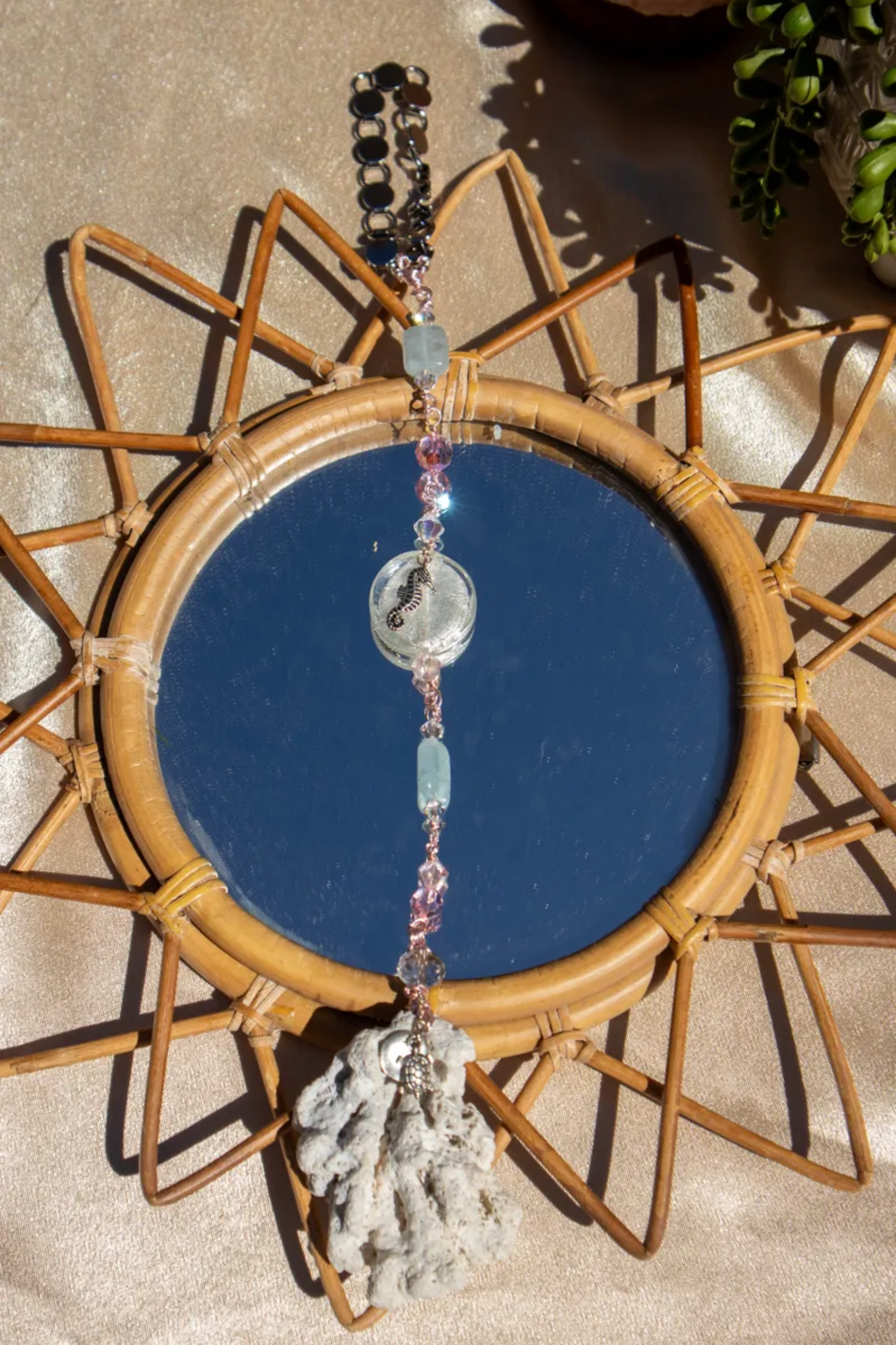 Beachy Soul Coral Suncatcher